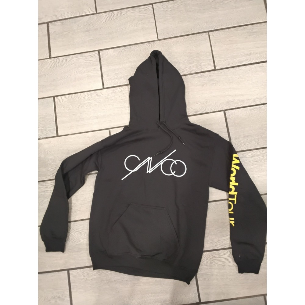 CNCO World Tour Black Hoodie Concert Merch Graphic Pullover Size S